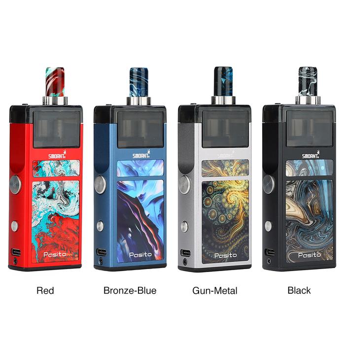 Authentic Smoant Pasito Rebuildable Pod Kit 1100mAh Vape Vapor Vaping