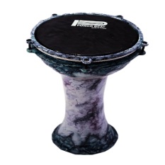 Cahaya Abadi - Dumbuk pinggang Alumunium Cor Full Body 8 Inch Darbuka Calti