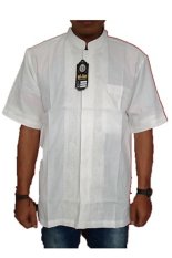 Cahaya Bintang Tex Baju Koko Al-Lin Polos - Putih