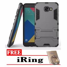 Case Samsung Galaxy J7 Prime Ironman Armor Series - Grey + Free I-Ring