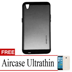 Case Slim Armor Hard Protective For Oppo F1 Plus + Ultrathin - Hitam