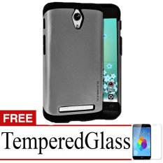 Case Slim Armor Hard Protective For Zenfone C + Tempered Glass - Hitam