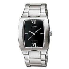 Casio Analog Jam Tangan Pria - Silver - Strap Rantai - MTP-1165A-1C2