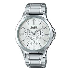 Casio Analog Jam Tangan Pria - Silver - Strap Rantai - MTP-V300D-7A