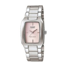 Casio Analog Jam Tangan Wanita - Silver - Strap Rantai - LTP-1165A-4C