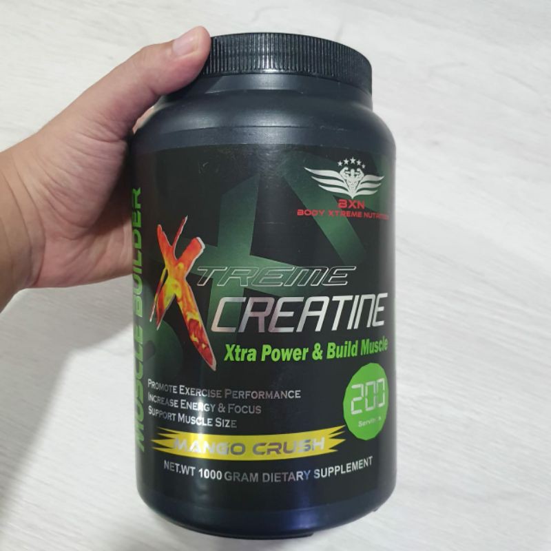 BXN Nutrition Xtreme Creatine Monohydrate Powder 1000 Gram Platinum