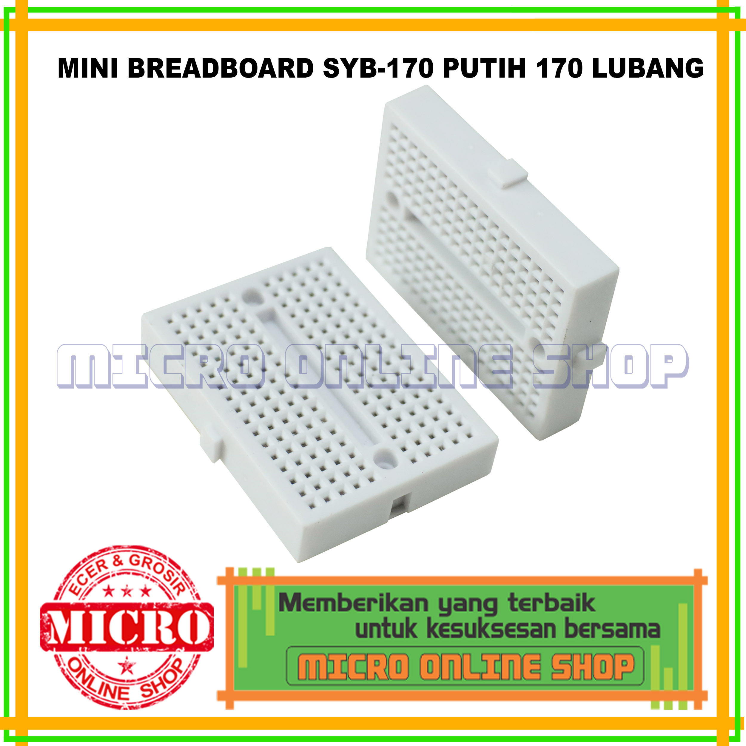 Mini Breadboard, 5Pcs 170 Punti Fori Colore Mini Breadboard - 2