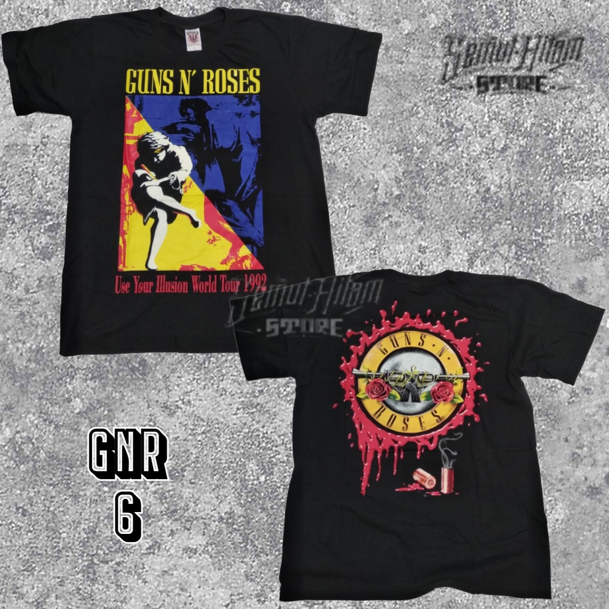 Kaos GUNS N ROSES GNR USE YOUR ILLUSION 