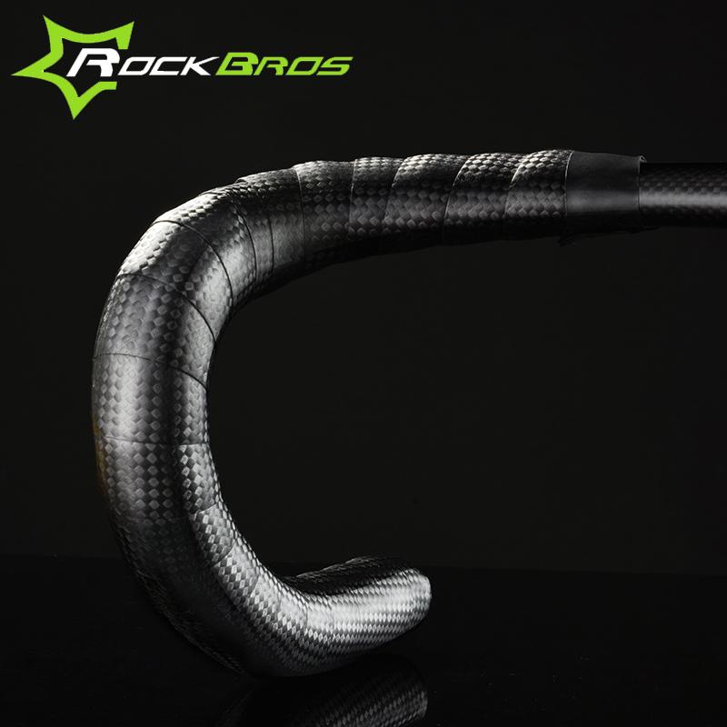 ROCKBROS Jalan Profesional Bersepeda Setang Carbon Fiber TypeAnti-slip Anti-keringat S. R. EVA Road Bike Bicycle Handlebar Tape Wrap-Intl