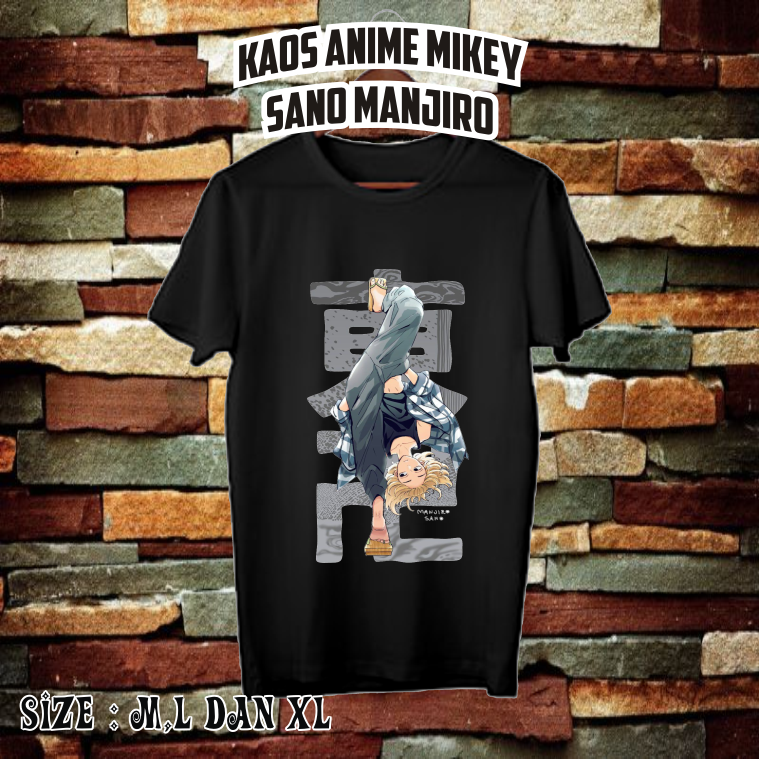 Kaos Keren Anime Pria Wanita Tokyo Revengers Special Sano Manjiro Mikey Lazada Indonesia