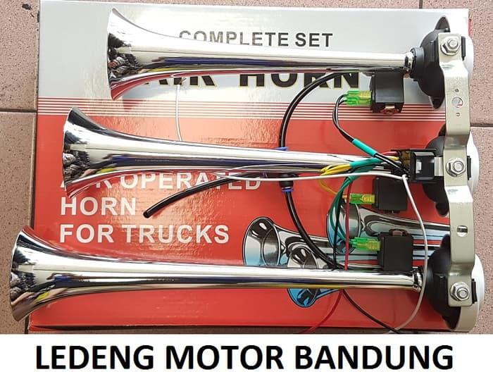 Klakson Telolet 3 Terompet Corong Angin Air Horn Mobil Truk Truck Bus