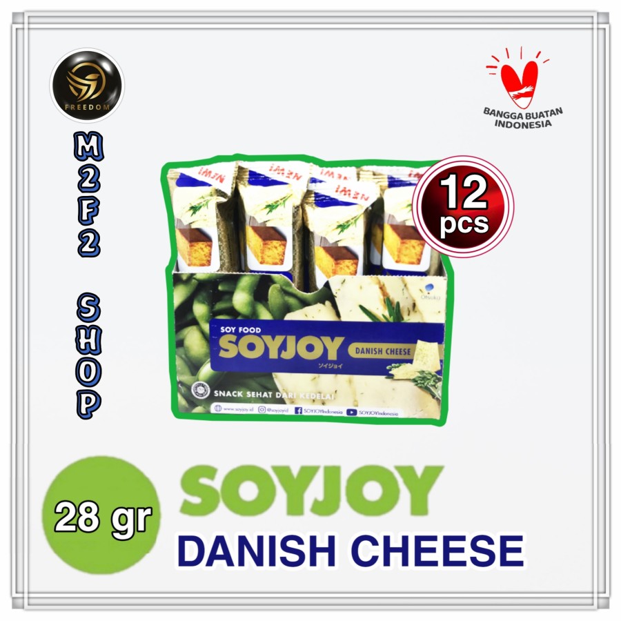 SOYJOY Danish Cheese Bar Kedelai Keju 28 gr (Kemasan Pack) Lazada