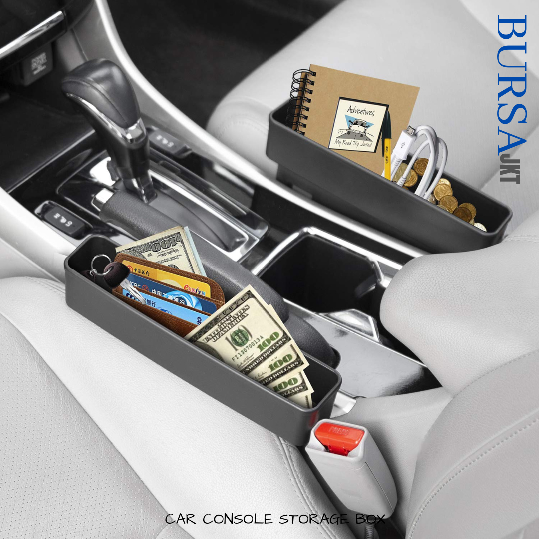 CAR CONSOLE STORAGE BOX TEMPAT PENYIMPANAN TAMBAHAN DI MOBIL EXTEND