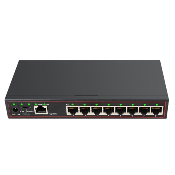 Bảng giá 100M+1000Mbps 9-Port Switch Gigabit Switch Lan Splitter VLAN Support Network Ethernet Switches 1G RJ45 Hub, EU Plug Phong Vũ
