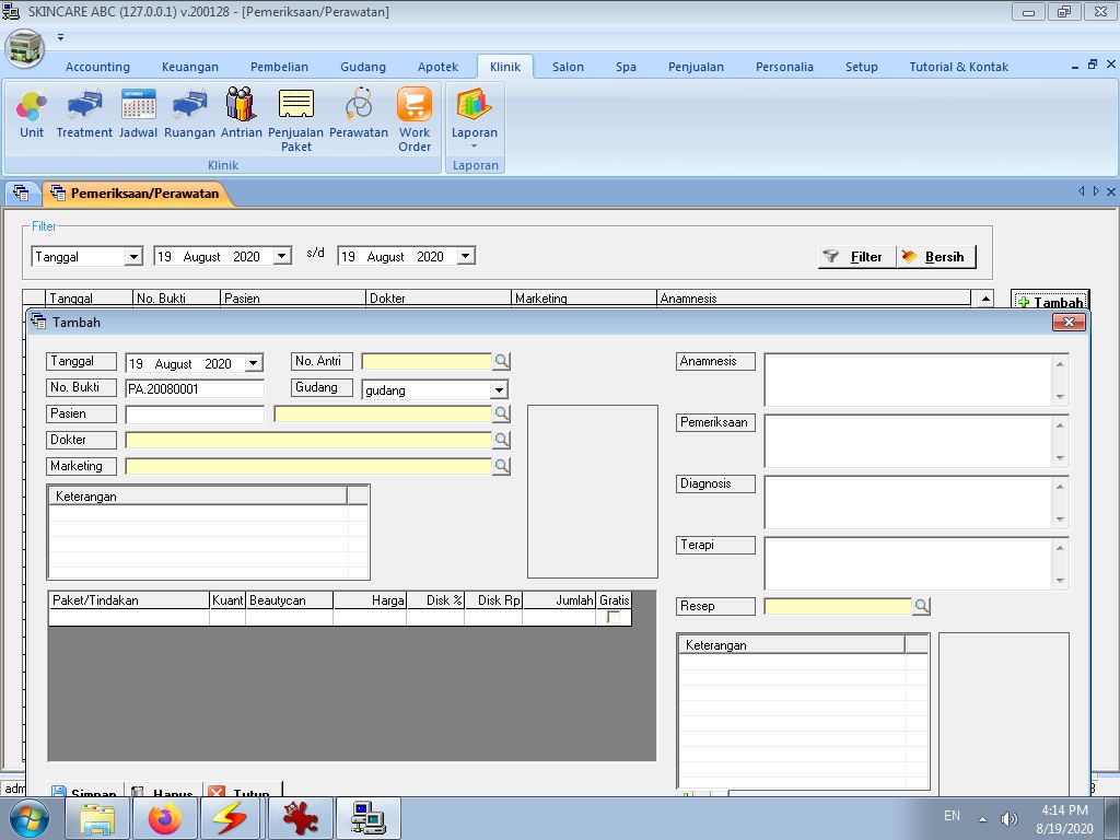 Aplikasi / Software SkinCare Bisa Custom Lazada Indonesia