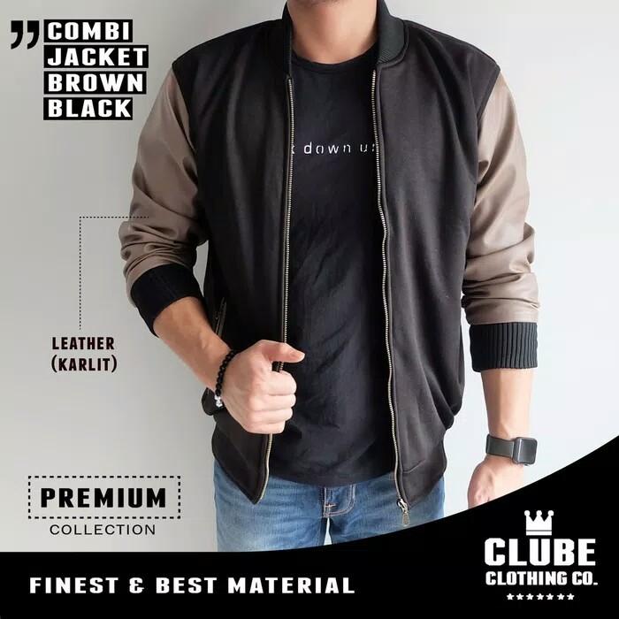 Jaket pleece kombinasi