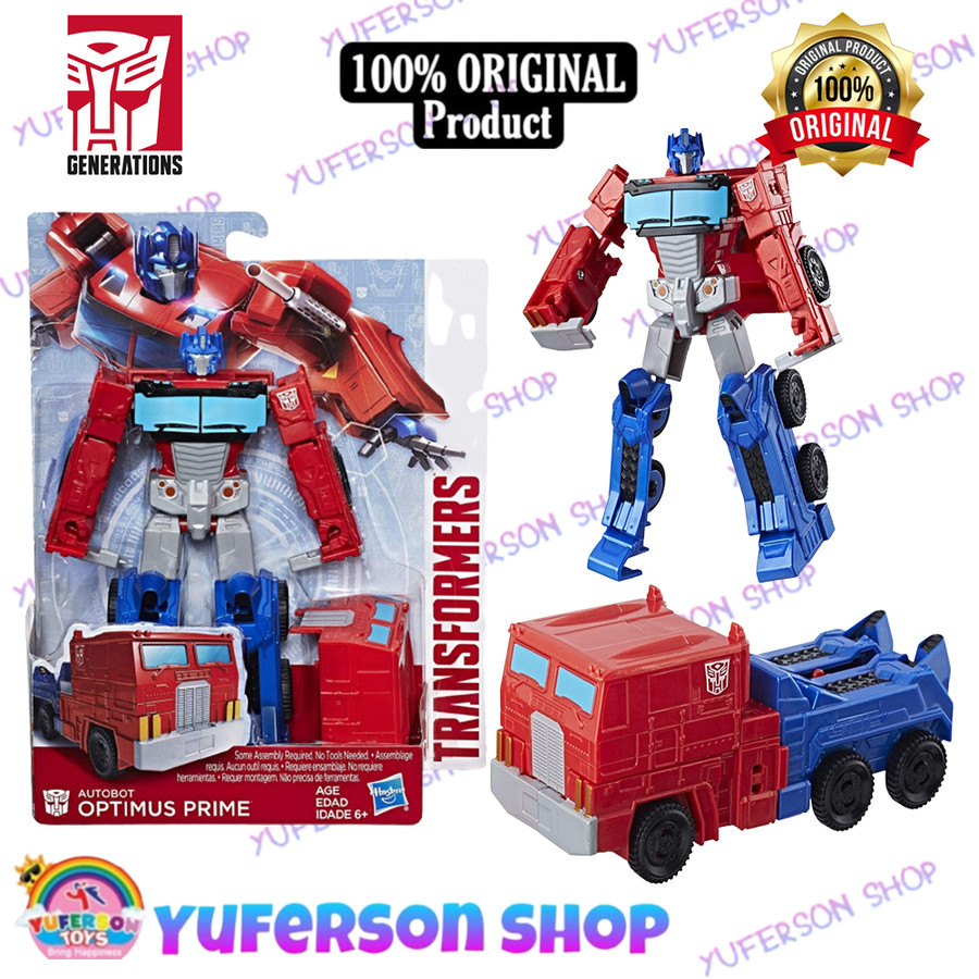 Transformers Authentics Autobot Optimus Prime – Figurine 4 Pouces – Conversion – Dès 6 Ans