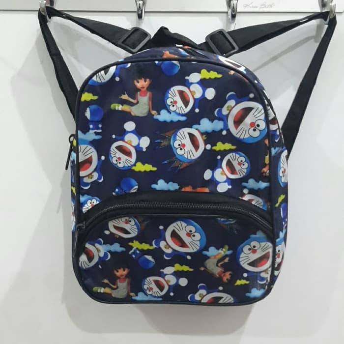 Tas Ransel mini fashion cewek / wanita murah - Biru / Promo Tas Ransel Wanita Murah Kecil Lucu Terbaru Import Korea Batam Untuk Kuliah Miniso Elizabeth