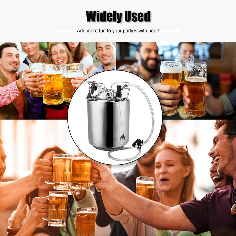 Beer Frame Lock Ball Lock Beer Line Assembly,20 inch Beer Line with Picnic Tap Faucet ...