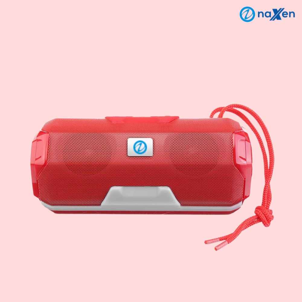 Speaker Bluetooth Wireless Portable Naxen A006 Extra Bass + LED Lampu