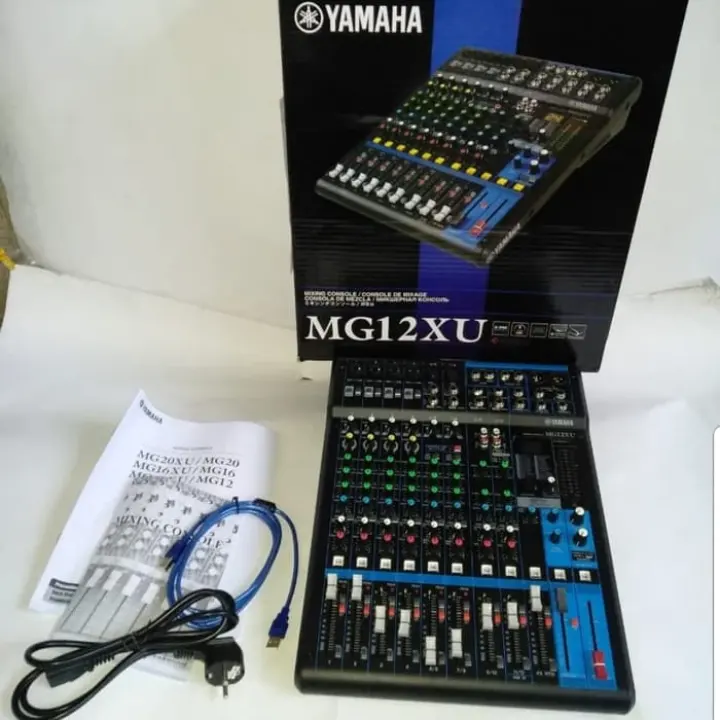 Mixer Yamaha Mg 12xu Mg12xu 12 Channel Lazada Indonesia