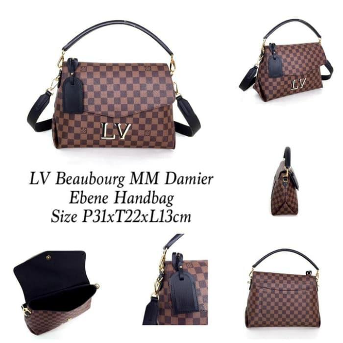 Louis Vuitton Damier Ebene Trotteur Beaubourg Crossbody Bag