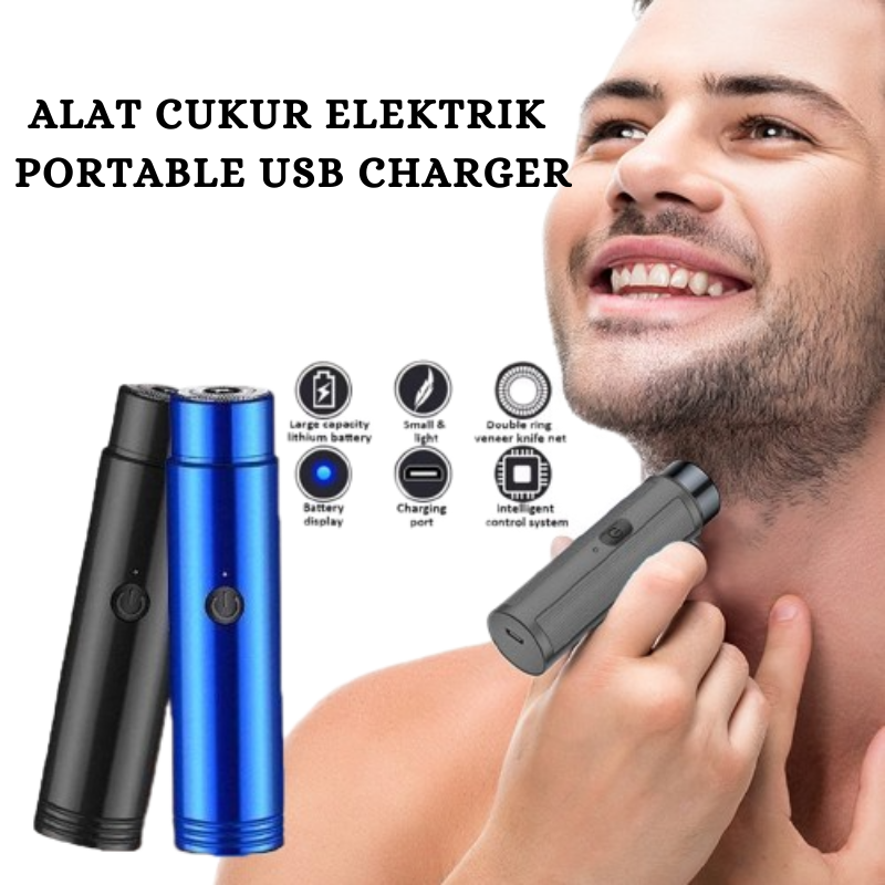 APS.F201 Alat Cukur Elektrik Portable Mini - Alat Cukur Kumis Jenggot