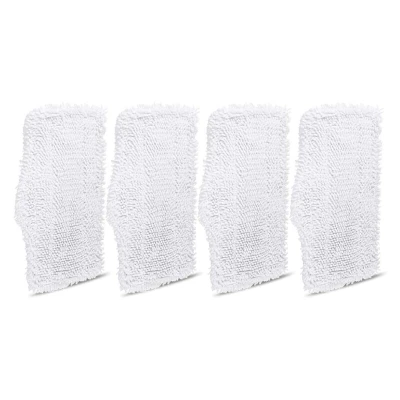 4PCS Replacement Washable Cleaning Pads Fits for Shark Steam & Spray Mop SK140 /SK115 /SK410 /SK435/SK460 /SS460WM