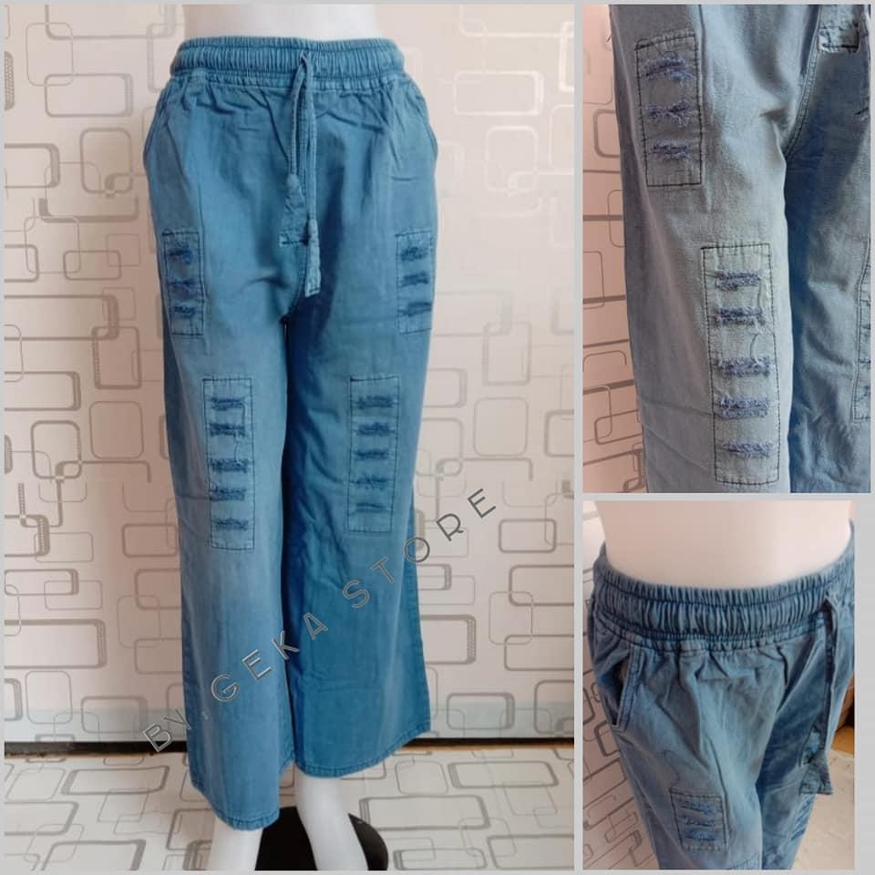 CELANA KULOT WANITA / CELANA KULOT PANJANG LEVIS / CELANA LEVIS KULOT