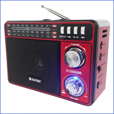Radio Asatron 1050 FM-AM-SW Portable USB MP3 Music Player