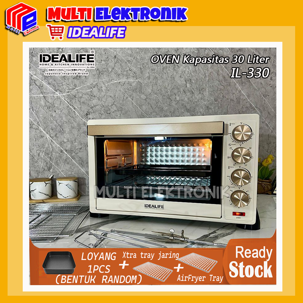 Oven Listrik Idealife Low Watt Kapasitas Liter Il Il Il Original Lazada