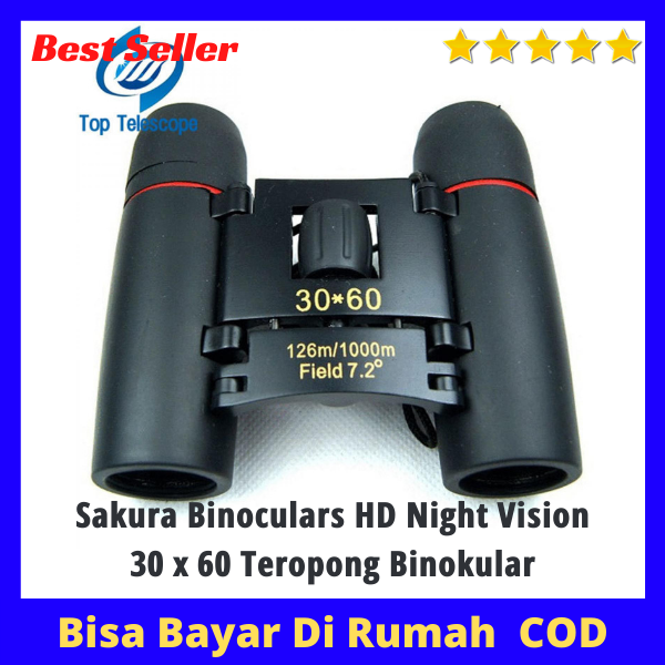Sakura Binoculars HD Night Vision 30 x 60 Teropong Binokular
