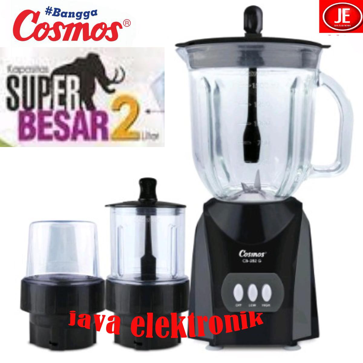 Cosmos blender CB-282G GELAS 2 LITER GARANSI RESMI 3 IN 1 garansi resmi
