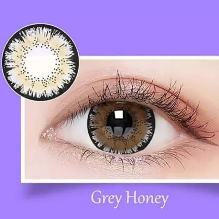 Promo Softlens Soflen Softlen N8 N8 Plus Grey Honey Dia 16mm Mata Normal Bagus Lazada Indonesia