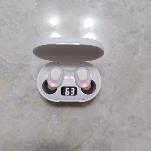 Headset Bluetooth Realme Buds Plus Wireless LED Touch TWS Pure Bass