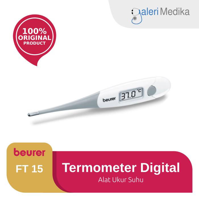 Beurer Ft15/1 / Ft-15/1 Termometer Digital (waktu Pengukuran Cepat 10 Detik) By Galeri Medika