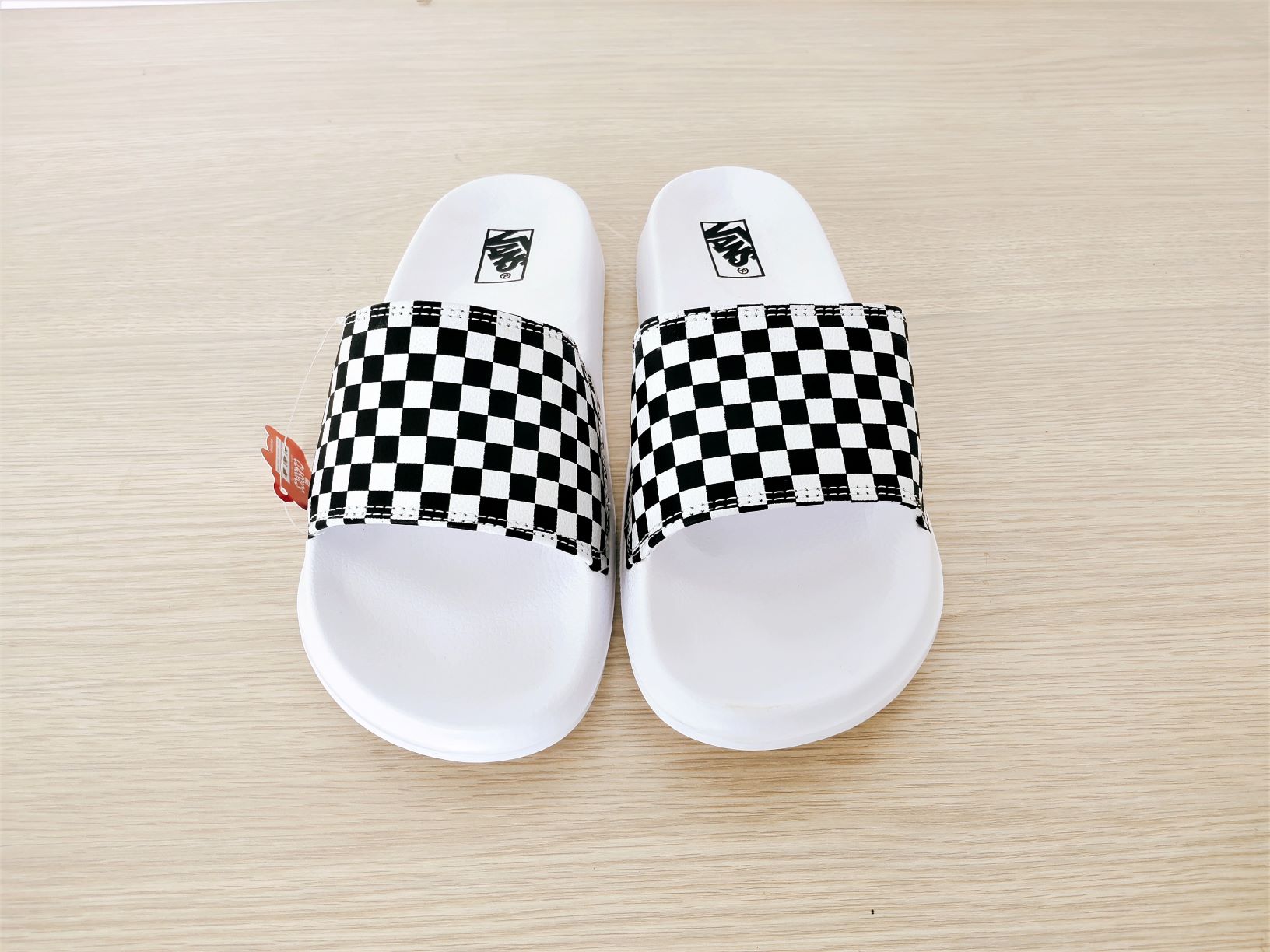 vans checkered sandals