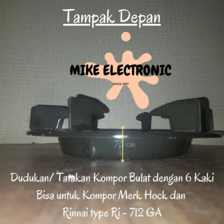 Ready Tatakan Dudukan Kompor Rinnai Ri 712 Ga B Bulat Original Berkualitas Lazada Indonesia