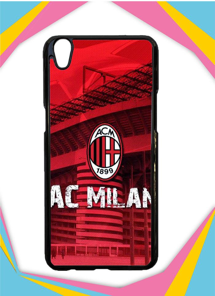 Casing Hardcase Custom OPPO A37F AC Milan Soccer Logo Stadium E0944 Case Cover