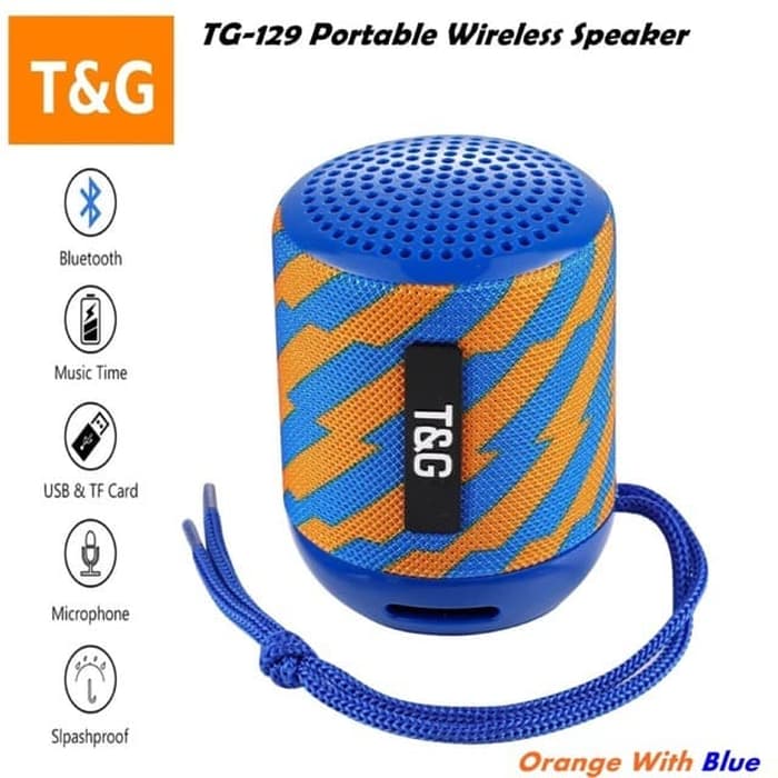 SPEAKER BLUETOOTH PORTABLE T\u0026G 129 