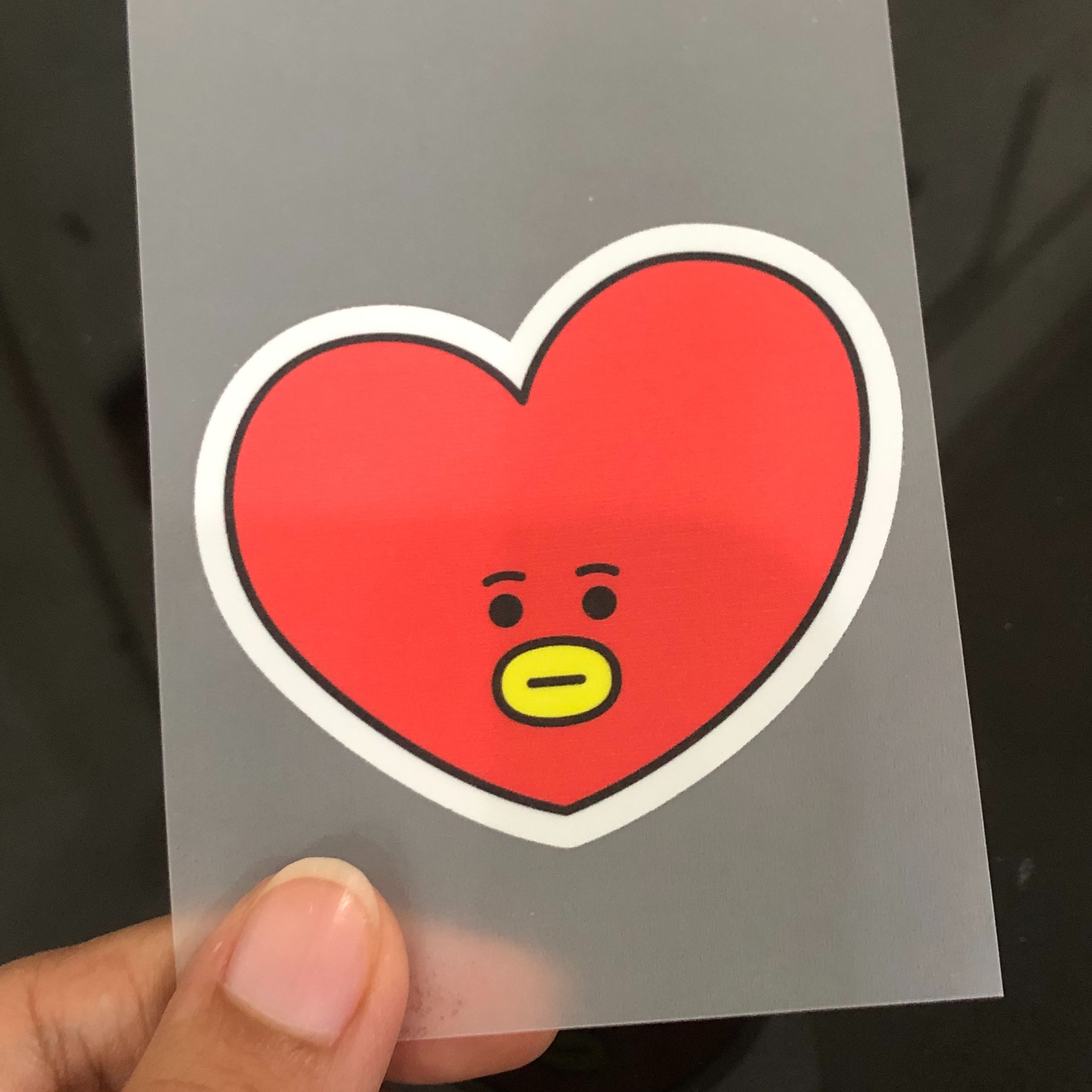 Sticker Sablon DTF Sticker Baju BTS Sticker Sablon BT21 Sticker Baju ...