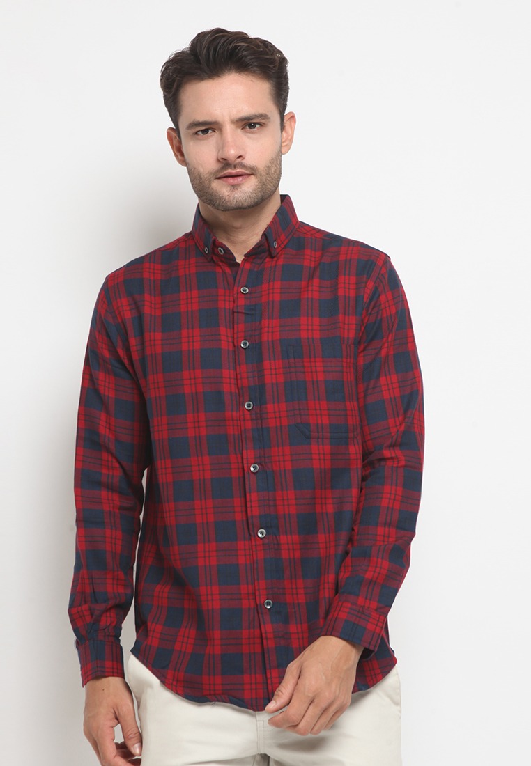 Jual Red Flannel Shirt Terbaru - Jul 