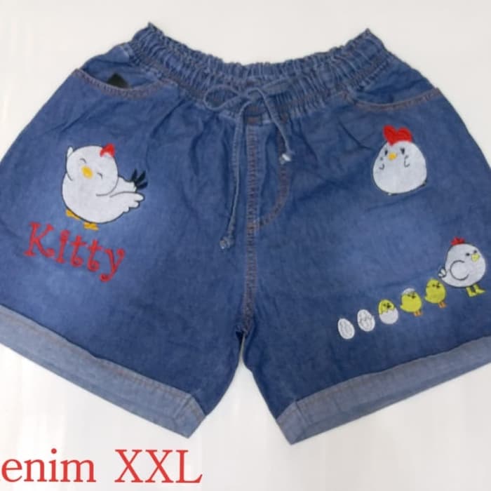 Hotpants Tali Denim Jeans Shorts Celana 
