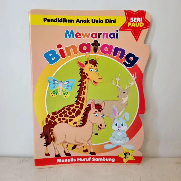 Buku Seri Paud Mewarnai Binatang 32 Halaman 19 27cm Lazada Indonesia
