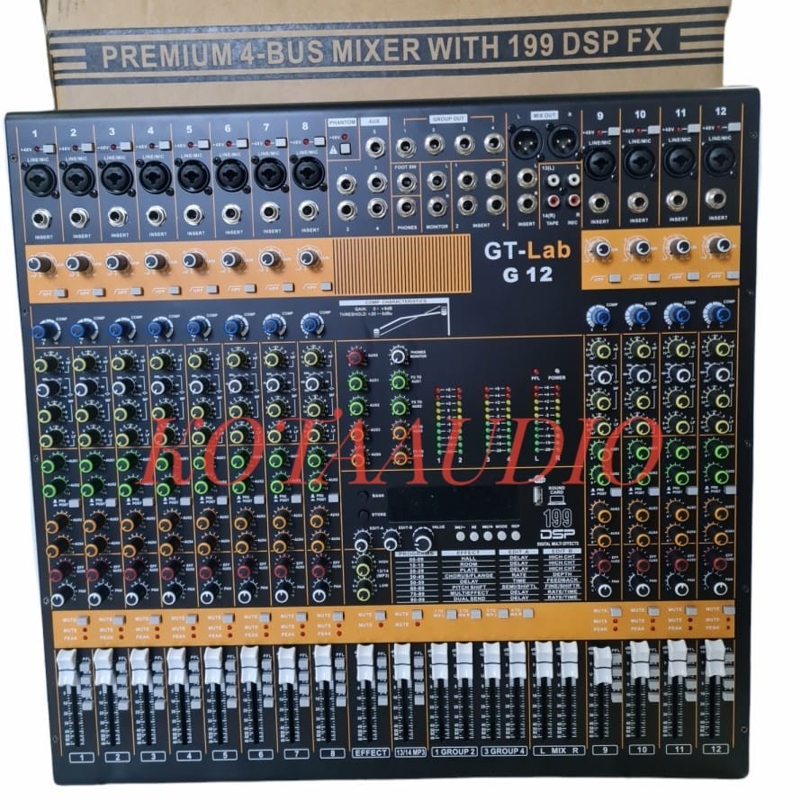 Mixer Audio GT LAB G12/ GT LAB G 12 12Channel By RDW Original Lazada