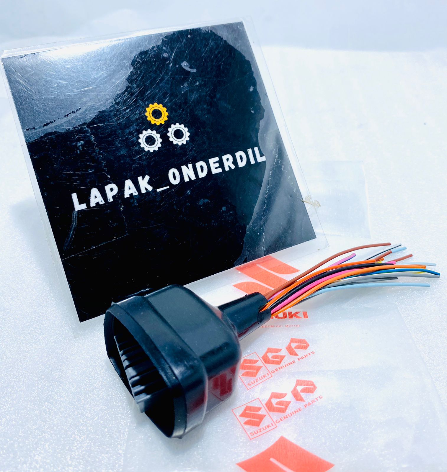 KABEL SOKET PIN 20 SPEEDOMETER SATRIA FU FI GSX 150 NINJA MONO CABLE SOCKET SPIDO METER BARU