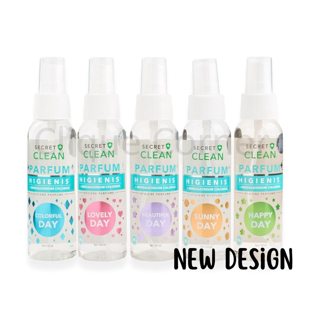 Perfume Antiseptic Secret Clean Perfume Higienis Beli Secret Clean