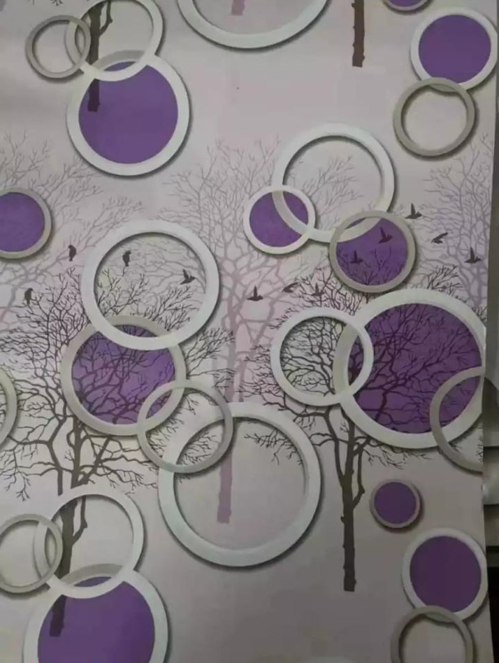 wallpaper sticker pohon bulat 3d ungu lazada indonesia wallpaper sticker pohon bulat 3d ungu