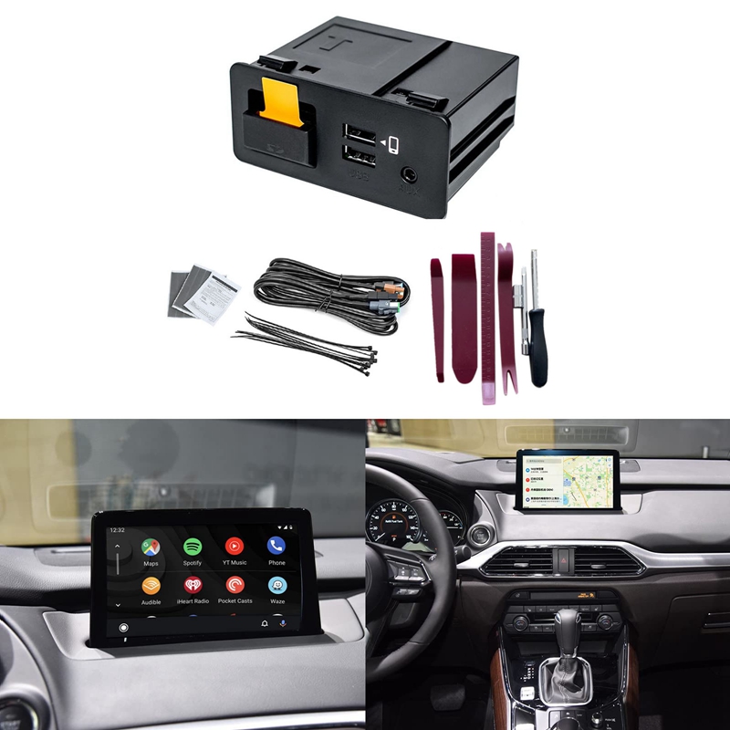 Verdulero herida me quejo For Apple Carplay Android Auto USB Aux Adapter Hub Retrofit Kit for Mazda 2  Mazda 3 Mazda 6 CX-3 CX-5 MX5 TK78-66-9U0C | Lazada Singapore