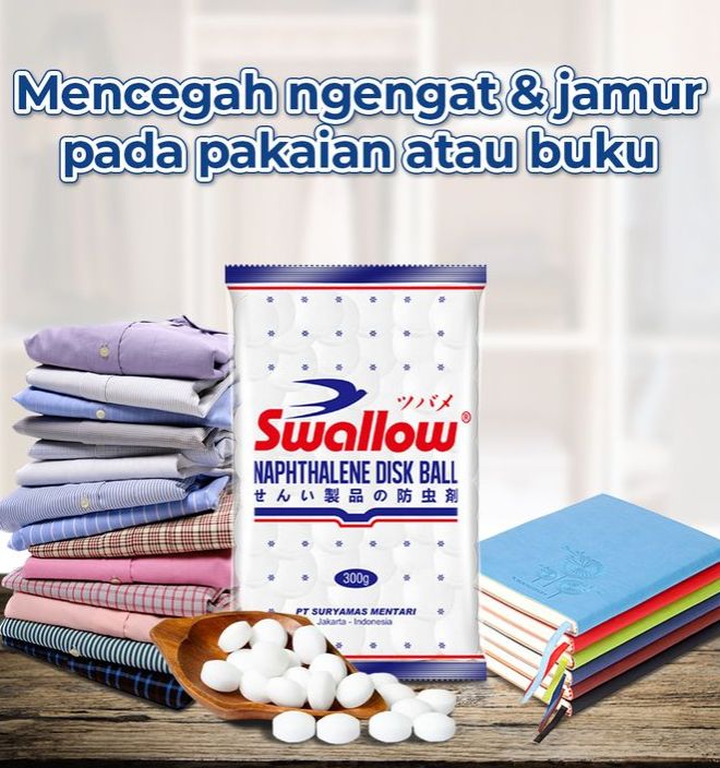 Swallow Kamper / Kamper Putih Butir / Kamper 150gr | Lazada Indonesia